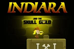Indiara and the skull gold